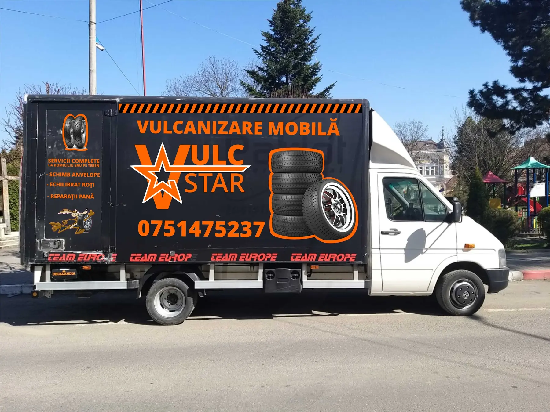 Camionul VULC STAR – vulcanizare mobilă Reghin